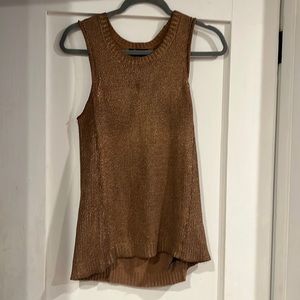 Ella Moss Gold Knit Top